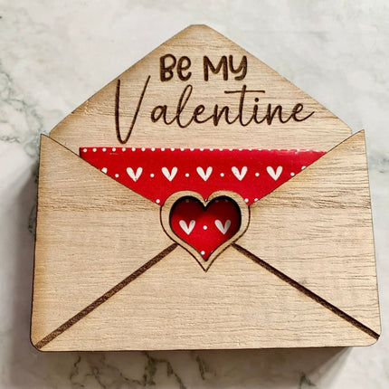 Personalised wooden Valentine’s gift