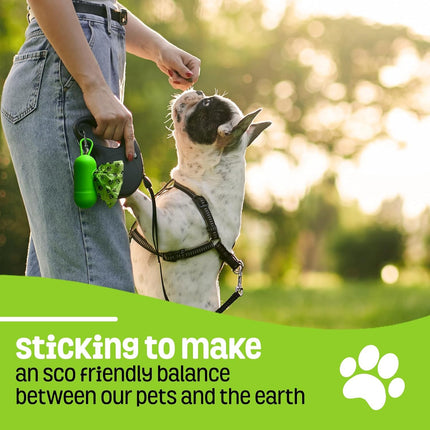 Portable pet poop bags for travel