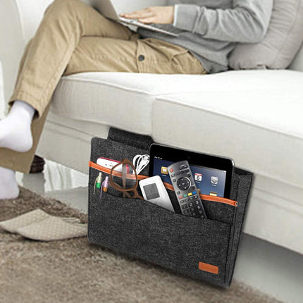 sofa arm organizer for phone and books