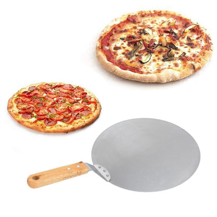 Lightweight stainless steel pizza peel