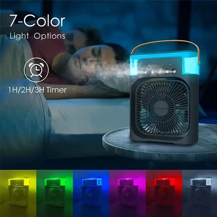 Portable air cooler with 600ml water tank