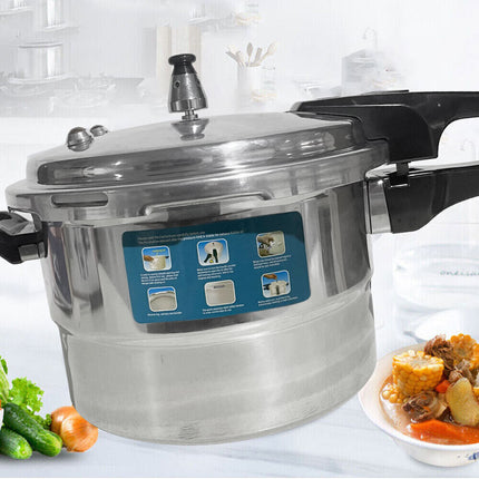 Silver 5L aluminium pressure cooker