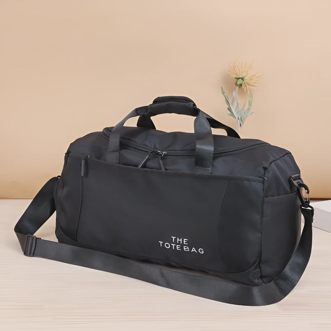 Large Black Sport Gym Tote – Travel, Work & Duffle Bag