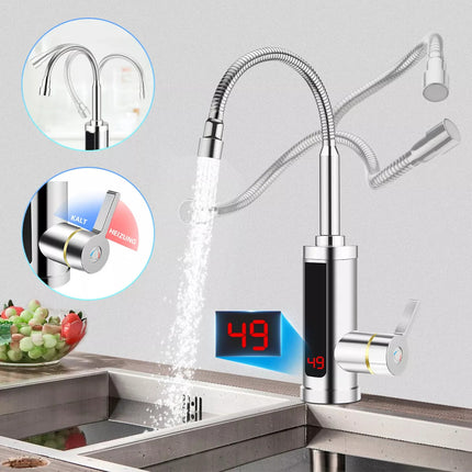 quick heating electric hot water heater tap