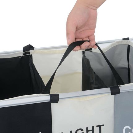 Rectangular laundry hamper for bedroom and bathroom