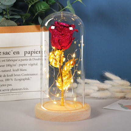 Romantic rose LED night light for bedroom