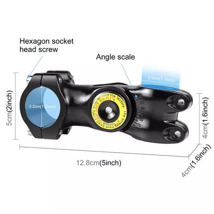 Handlebar mount with anti-slip rubber pads for secure grip
