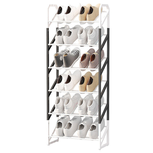 Shoe rack in dressing room