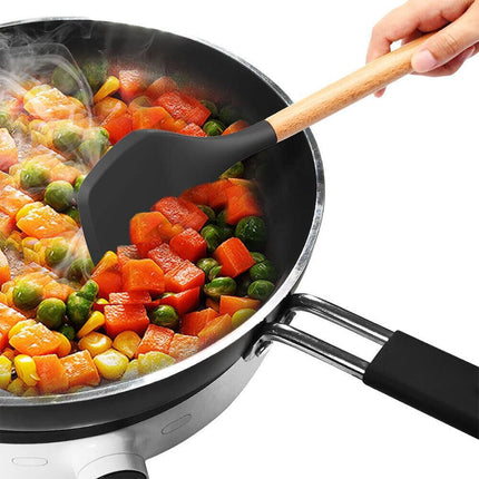 Kitchen utensils in use