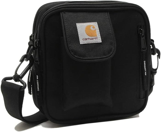 Small black shoulder bag 1.7L compact crossbody everyday bag