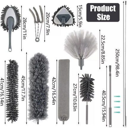 Spider web brush for high corners product size