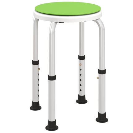 Green 360 degree swivel shower chair