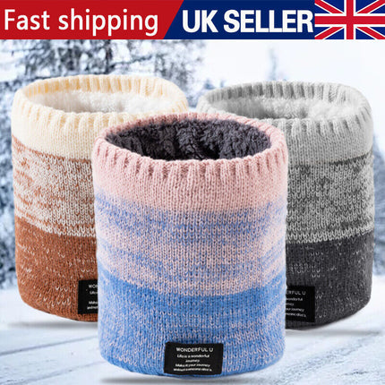 Thermal fleece snood neck warmer winter scarf
