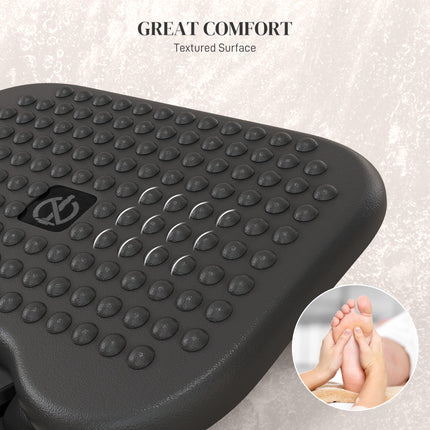 Tilting foot rest for under desk use
