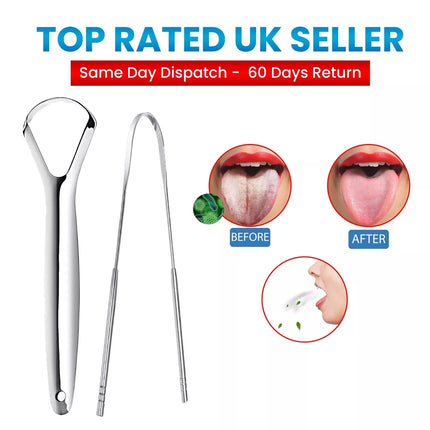 Tongue cleaner for improved oral hygiene and fresh breath