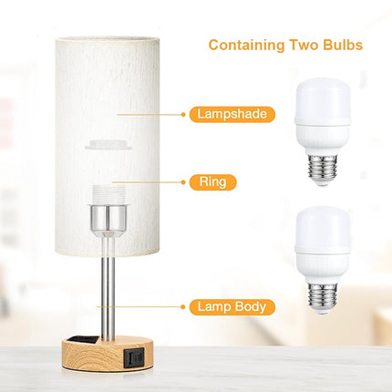 Touch lamp in low light mode for sleep ambiance