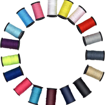 Neatly organized 70-piece travel sewing kit