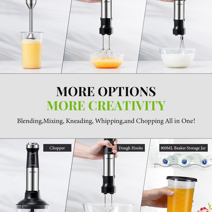 Immersion blender turbo mode