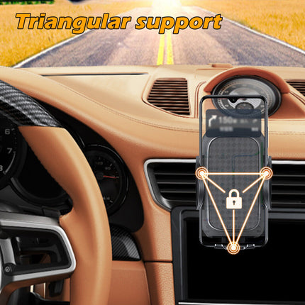 Easy installation of mobile phone holder on car vent