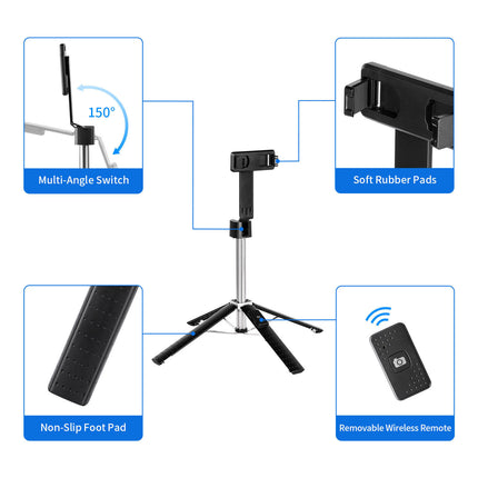 Universal smartphone holder tripod for selfies and photos