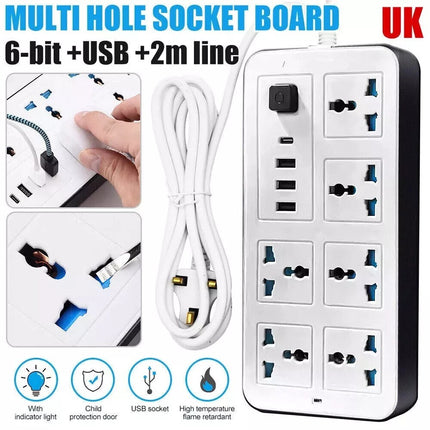 USB charging extension lead for home