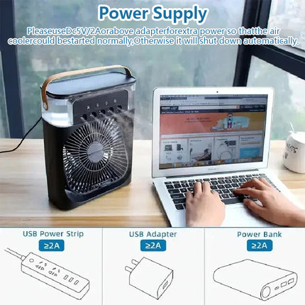 USB Type-C powered air cooling fan