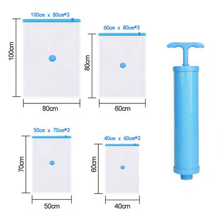 Vacuum storage bags multiple sizes