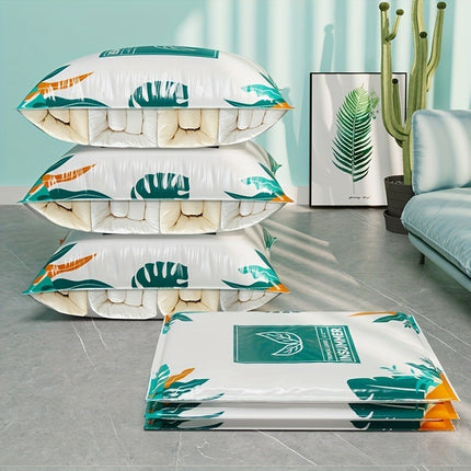 Vacuum storage bags with hand pump for easy compression
