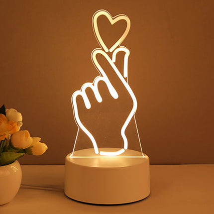 Valentine’s Day light up gifts acrylic LED light
