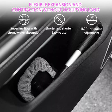 Car windshield fog remover microfiber pad
