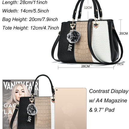 Women Handbag size information