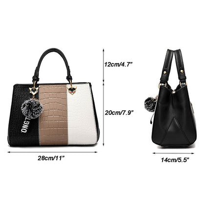 Size of women leather handbag