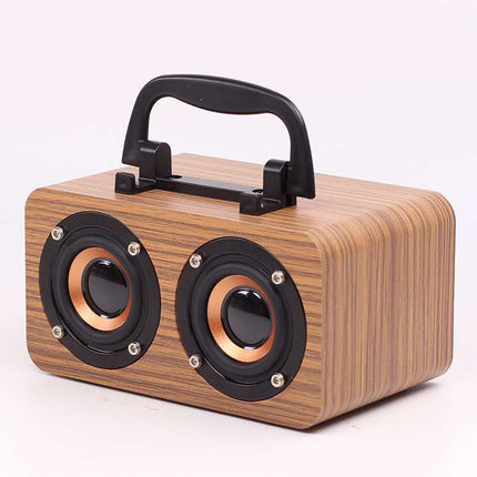 Wooden Bluetooth speaker home decor