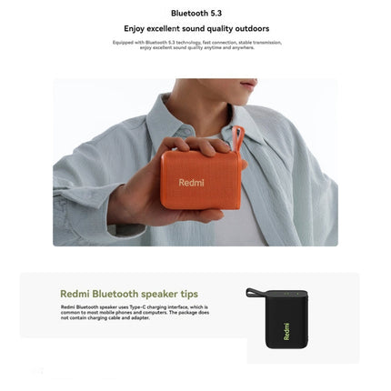 Xiaomi Redmi waterproof Bluetooth speaker for beach use