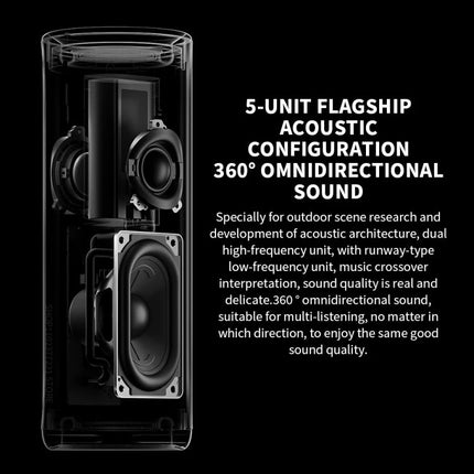 Xiaomi Bluetooth speaker with RGB atmosphere lights