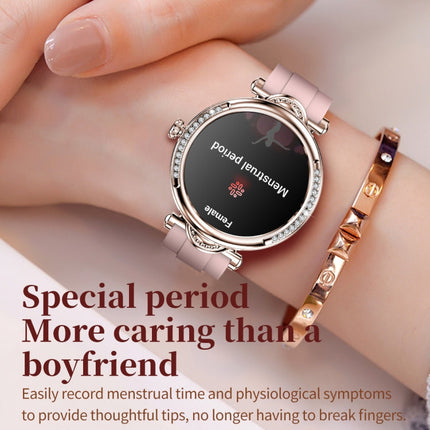 Zinc alloy case women’s smart watch